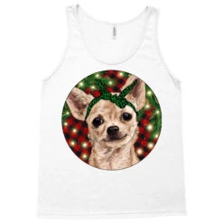 Christmas Chihuahua With Buffalo Plaid Tank Top -Santa Clothing Shop pd.2526680240.30.25095153.s3.1 front white ffffff none x0y0 180 800x800 1