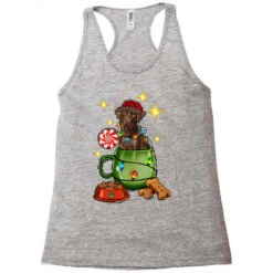 Christmas Coffee Cup With Labrador Racerback Tank -Santa Clothing Shop pd.2526680654.45.25095149.s3.1 front grey ffffff none x14.5y0 115 800x800 1