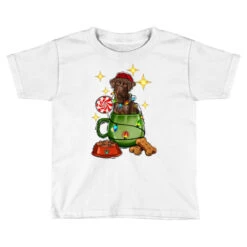 Christmas Coffee Cup With Labrador Toddler T-shirt