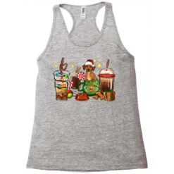 Christmas Coffee Cups With Dachshund Racerback Tank -Santa Clothing Shop pd.2526682578.45.25095156.s3.1 front grey ffffff none x0y0 144 800x800 1