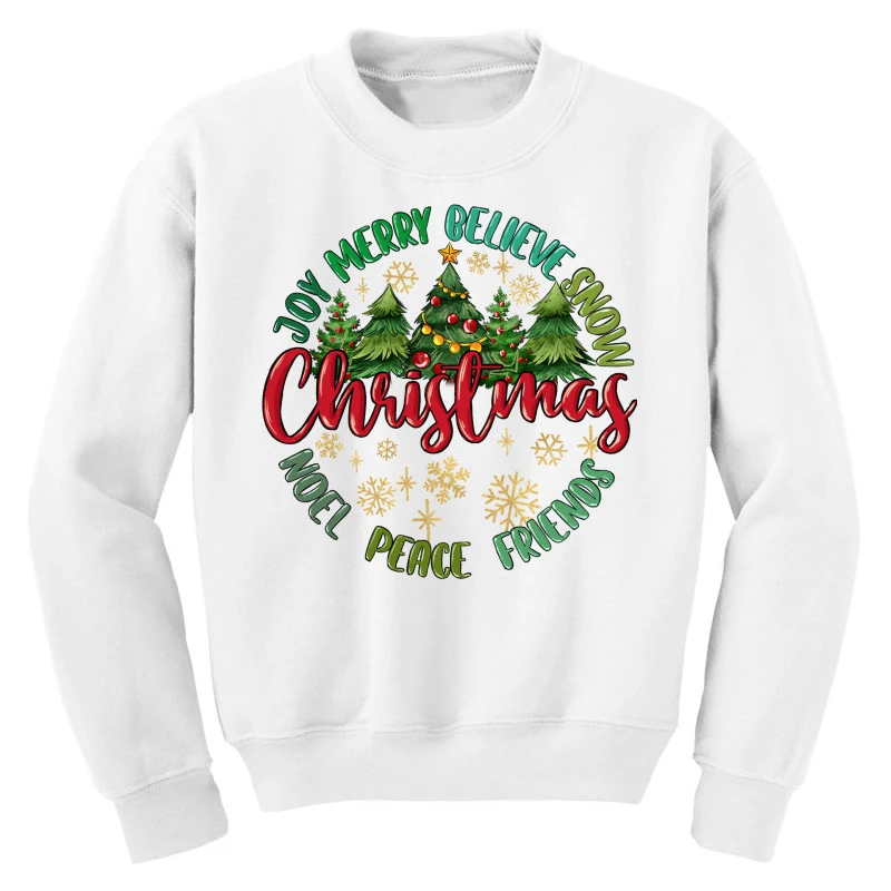 Christmas Vibes Youth Sweatshirt 3 Christmas Vibes Youth Sweatshirt - Image 3