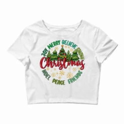 Christmas Vibes Crop Top