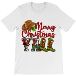 Merry Christmas Y'all Cowboy T-Shirt -Santa Clothing Shop pd.2526687613.24.25094996.s3.1 front white ffffff none x0y24 180 800x800 1