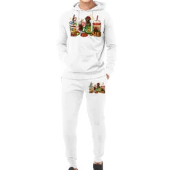 Christmas Coffee Cups With Labrador Hoodie & Jogger Set