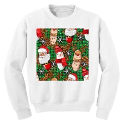 Pharmacy Christmas Seamless Digital Paper Youth Sweatshirt -Santa Clothing Shop pd.2526691507.52.25095023.s3.2 front white ffffff none x0y0 169 800x800 1