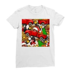Christmas Truck Seamless Digital Paper Ladies Fitted T-Shirt 7 Christmas Truck Seamless Digital Paper Ladies Fitted T-Shirt -Santa Clothing Shop pd.2526691987.36.25095019.s3.2 front white ffffff none x0y0 154 800x800 1