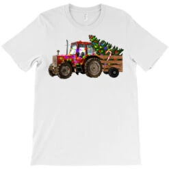 Christmas Farm Tractor T-Shirt 7 Christmas Farm Tractor T-Shirt -Santa Clothing Shop pd.2526692916.24.25095186.s3.1 front white ffffff none x0y0 180 800x800 1