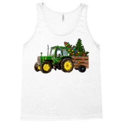 Green Christmas Tractor Tank Top -Santa Clothing Shop pd.2526693469.30.25095189.s3.1 front white ffffff none x0y0 180 800x800 1