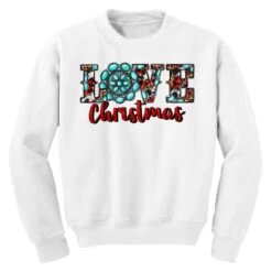 Western Gemstone Christmas Love Youth Sweatshirt -Santa Clothing Shop pd.2526694280.52.25095192.s3.1 front white ffffff none x0y0 169 800x800 1