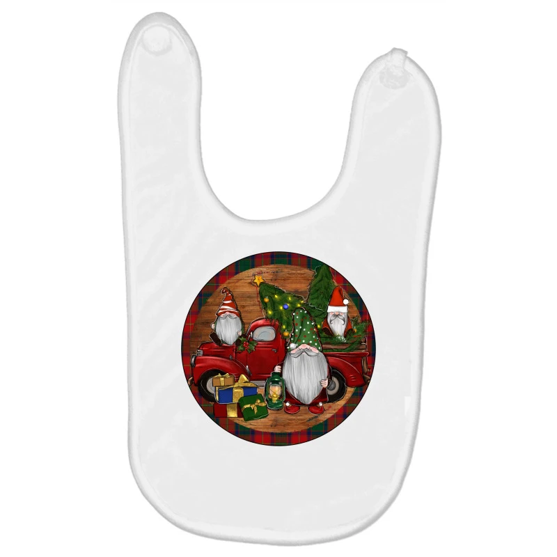 Gnome Truck Christmas Baby Bibs 1 Gnome Truck Christmas Baby Bibs