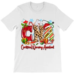 CNA Certified Nursing Assistant Christmas T-Shirt 7 CNA Certified Nursing Assistant Christmas T-Shirt -Santa Clothing Shop pd.2526695485.24.25094986.s3.1 front white ffffff none x0y20 180 800x800 1