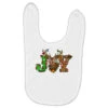 Christmas Joy Reindeer Baby Bibs