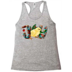 Christmas Joy With Chick Racerback Tank -Santa Clothing Shop pd.2526696581.45.25095199.s3.1 front grey ffffff none x0y0 144 800x800 1