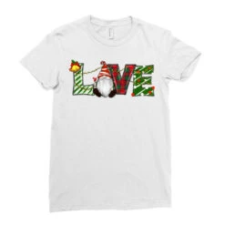 Christmas Love Gnome Ladies Fitted T-Shirt -Santa Clothing Shop pd.2526697661.36.25095210.s3.1 front white ffffff none x0y0 154 800x800 1