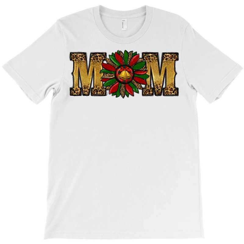 Christmas Sunflower Mom T-Shirt 3 Christmas Sunflower Mom T-Shirt - Image 3