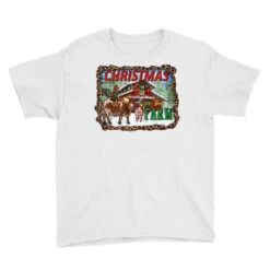 Christmas On The Farm Youth Tee 7 Christmas On The Farm Youth Tee -Santa Clothing Shop pd.2526699030.37.25095231.s3.1 front white ffffff none x0y0 129 800x800 1
