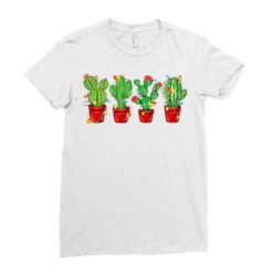 Christmas Cactuses Ladies Fitted T-Shirt -Santa Clothing Shop pd.2526704460.36.25093800.s3.1 front white ffffff none x0y0 154 800x800 1