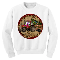 Christmas Tractor Youth Sweatshirt 7 Christmas Tractor Youth Sweatshirt -Santa Clothing Shop pd.2526704615.52.25095317.s3.1 front white ffffff none x0y0 169 800x800 1