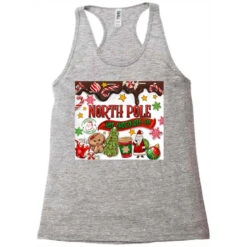 North Pole Hot Chocolate Christmas Racerback Tank -Santa Clothing Shop pd.2526707436.45.25093793.s3.1 front grey ffffff none x0y0 144 800x800 1