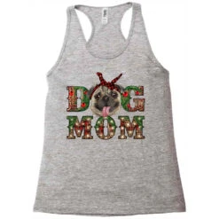 Christmas Dog Mom Racerback Tank -Santa Clothing Shop pd.2526707563.45.25095344.s3.1 front grey ffffff none x0y0 144 800x800 1