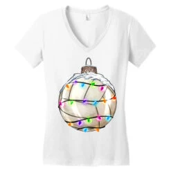 Christmas Volleyball Women's V-Neck T-Shirt -Santa Clothing Shop pd.2526717895.72.25095371.s3.1 front white ffffff none x0y0 138 800x800 1