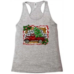 Christmas Truck With Christmas Tree Racerback Tank -Santa Clothing Shop pd.2526718405.45.25095370.s3.1 front grey ffffff none x0y0 144 800x800 1