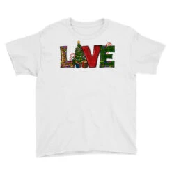 Christmas Tree Love Youth Tee -Santa Clothing Shop pd.2526721634.37.25095363.s3.1 front white ffffff none x0y0 129 800x800 1