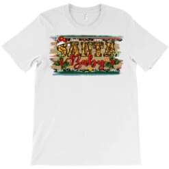 Santa Baby Western Christmas T-Shirt -Santa Clothing Shop pd.2526722329.24.25095394.s3.1 front white ffffff none x0y0 180 800x800 1