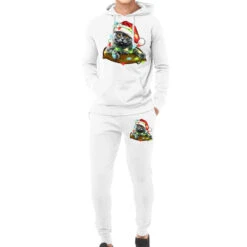 Christmas Scottish Fold Cat Hoodie & Jogger Set