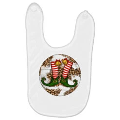 Elf Shoes Christmas Baby Bibs