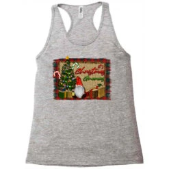 It's Christmas Gnomes Racerback Tank -Santa Clothing Shop pd.2526779411.45.25096881.s3.1 front grey ffffff none x0y0 144 800x800 1