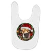 Hereford Cow Christmas Baby Bibs