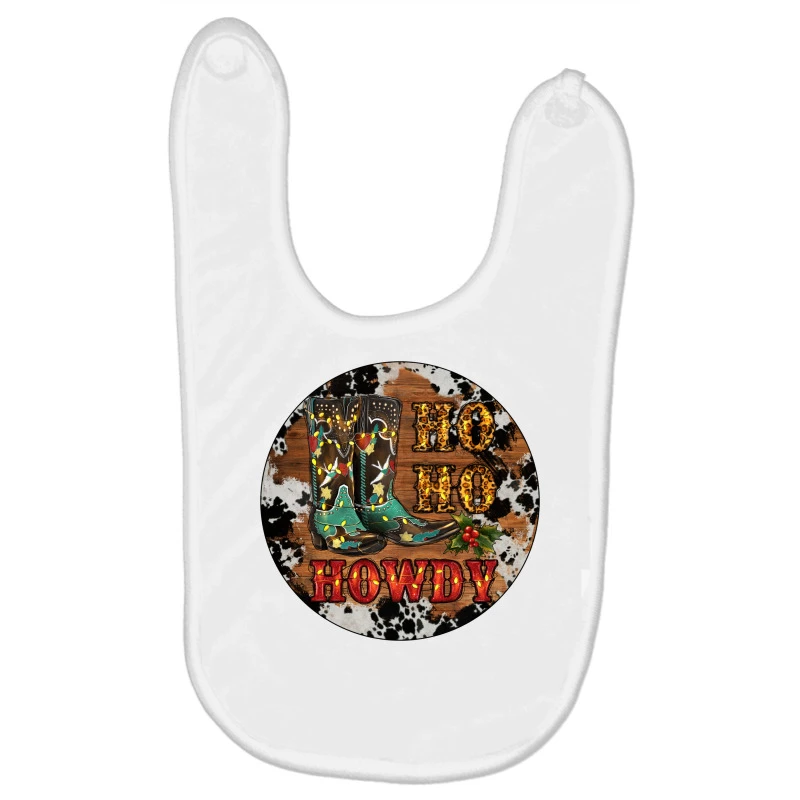 Christmas Cowboy Boots Baby Bibs 1 Christmas Cowboy Boots Baby Bibs