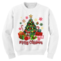 Merry Christmas Tree With Gift Box Youth Sweatshirt 7 Merry Christmas Tree With Gift Box Youth Sweatshirt -Santa Clothing Shop pd.2526781288.52.25096759.s3.1 front white ffffff none x0y0 169 800x800 1