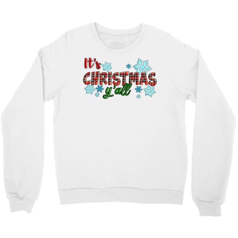 It's Christmas Y'all Season Winter Crewneck Sweatshirt 3 It's Christmas Y'all Season Winter Crewneck Sweatshirt - Image 3