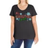 It's Christmas Y'all Season Winter Ladies Curvy T-Shirt