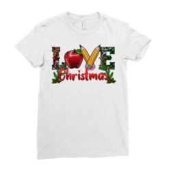 Western Christmas Love Ladies Fitted T-Shirt -Santa Clothing Shop pd.2526783386.36.25096993.s3.1 front white ffffff none x0y0 154 800x800 1