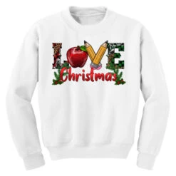 Western Christmas Love Youth Sweatshirt -Santa Clothing Shop pd.2526783414.52.25096993.s3.1 front white ffffff none x0y0 169 800x800 1