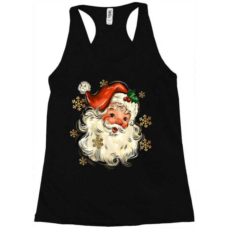 Christmas Santa Racerback Tank 3 Christmas Santa Racerback Tank - Image 3