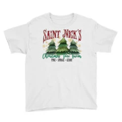 Saint Nick's Christmas Tree Farm Youth Tee -Santa Clothing Shop pd.2526784508.37.25095492.s3.1 front white ffffff none x0y0 129 800x800 1