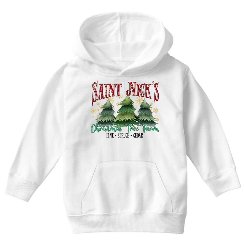 Saint Nick's Christmas Tree Farm Youth Hoodie 3 Saint Nick's Christmas Tree Farm Youth Hoodie - Image 3