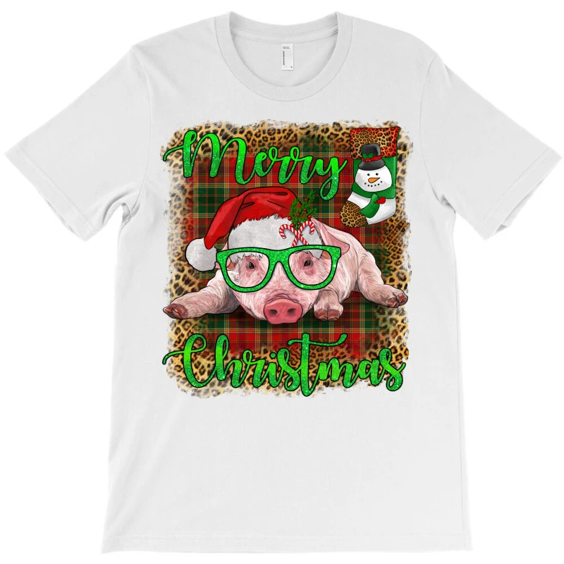 Merry Christmas Pig T-Shirt 3 Merry Christmas Pig T-Shirt - Image 3