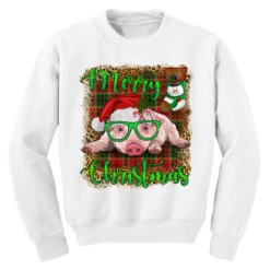 Merry Christmas Pig Youth Sweatshirt -Santa Clothing Shop pd.2526785788.52.25097043.s3.1 front white ffffff none x0y0 169 800x800 1