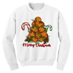 Merry Christmas Basketball Youth Sweatshirt -Santa Clothing Shop pd.2526786043.52.25097037.s3.1 front white ffffff none x0y0 169 800x800 1