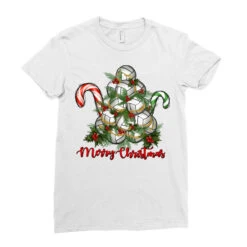 Merry Christmas Volleyball Ladies Fitted T-Shirt -Santa Clothing Shop pd.2526789093.36.25097063.s3.1 front white ffffff none x0y0 154 800x800 1
