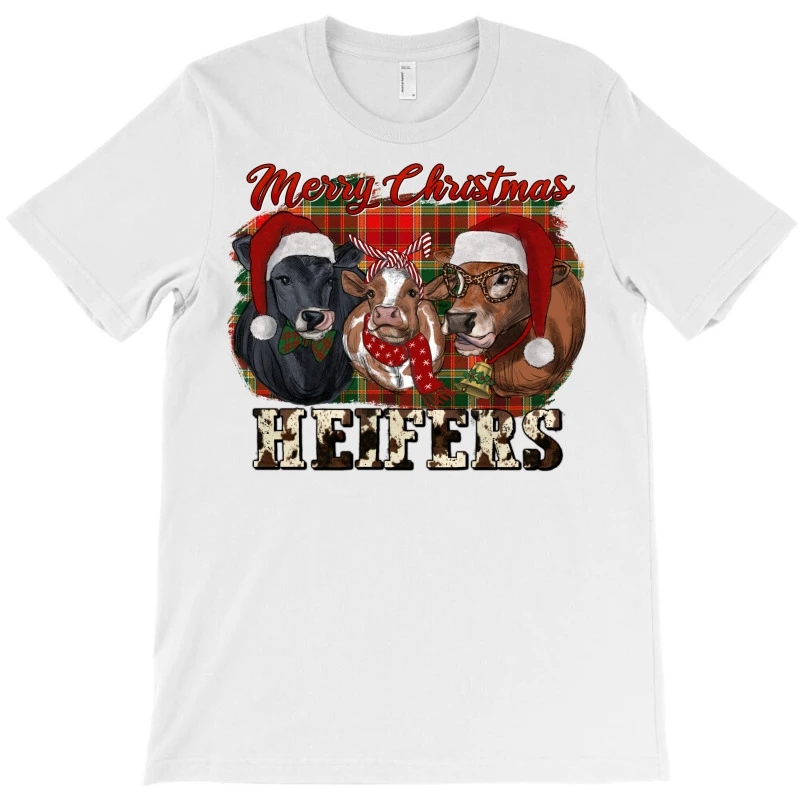 Merry Christmas Heifers T-Shirt 3 Merry Christmas Heifers T-Shirt - Image 3
