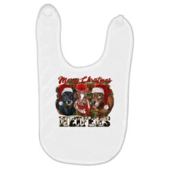 Merry Christmas Heifers Baby Bibs