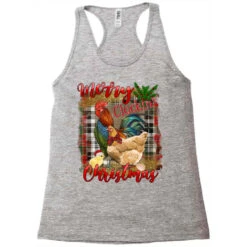 Merry Cluckin' Christmas Racerback Tank 7 Merry Cluckin' Christmas Racerback Tank -Santa Clothing Shop pd.2526792368.45.25097095.s3.1 front grey ffffff none x0y0 144 800x800 1