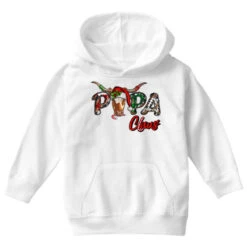Papa Claus With Long Horn Western Christmas Youth Hoodie -Santa Clothing Shop pd.2526793601.53.25097093.s3.1 front white ffffff none x0y0 113 800x800 1