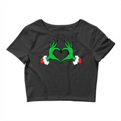 Funny Elf Christmas Crop Top